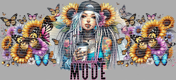 16oz Sunflower Girl-SU-347